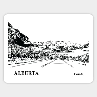 Alberta Canada Sticker